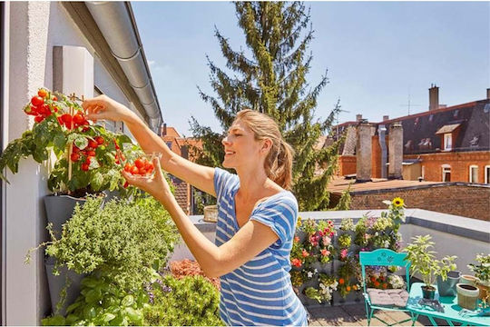 Gardena Основен комплект за вертикално засаждане Nature Up Комплект 9 Саксии Пластмасови