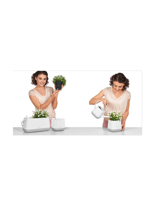 Lechuza Yula Self-watering Pot Plastic 16.5x16.5cm.