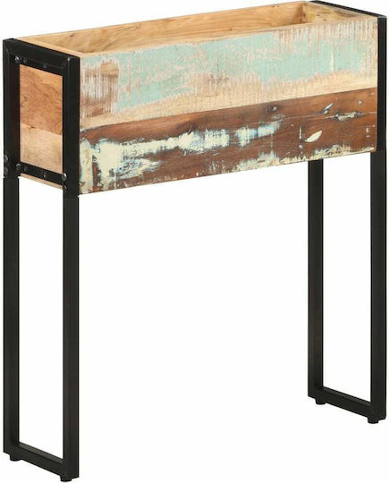 vidaXL Blumenkasten Hölzernes Mehrfarbig 60x20x68cm.