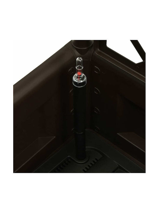 vidaXL Self-watering Planter Box Plastic Brown 43cm.