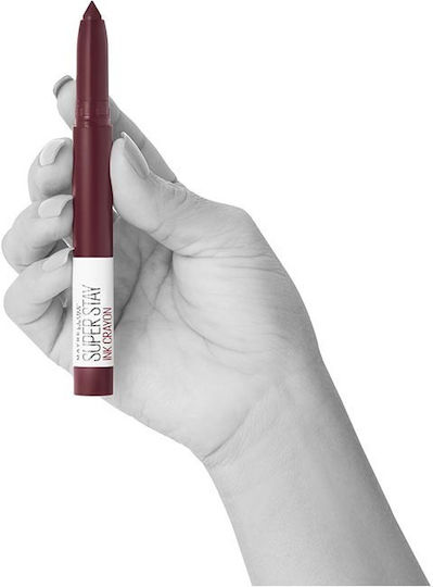 Maybelline Superstay Ink Crayon Lang anhaltend Bleistift Lippenstift Matt 65 Settle For Me 1.5gr