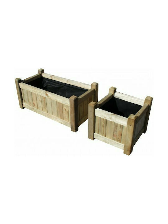 Showood Granada Pot Wooden 50x50x45cm.