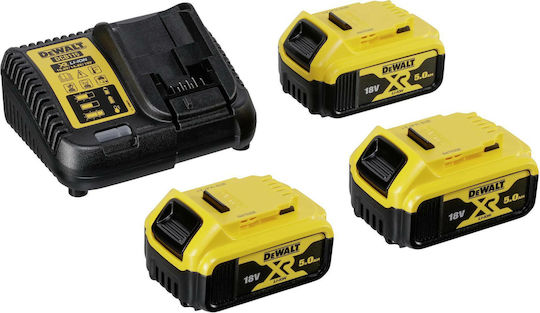 DEWALT DCG405P3 Grinder 125mm Battery Brushless 3x5Ah