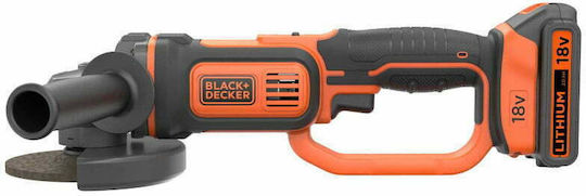 Black & Decker BCG720N Τροχός 125mm Μπαταρίας 18V Solo