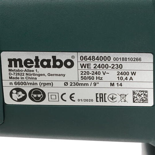 Metabo WE 2400 - 230 Τροχός 230mm Ρεύματος 2400W