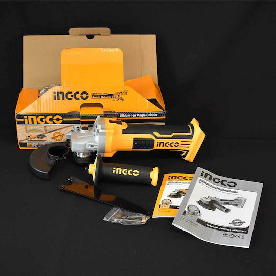 Ingco CAGLI1151 Τροχός 115mm Μπαταρίας 20V Solo