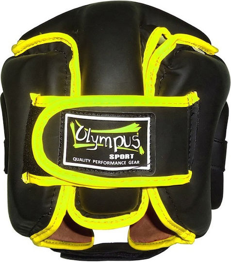 Olympus Sport Pulse Matt Boxhelm Erwachsene Offenes Gesicht Gelb