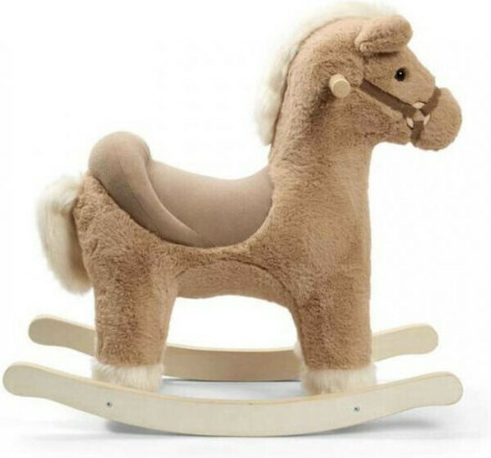 Mamas & Papas Bugsy Fabric Rocking Toy Horse for 12+ months Brown