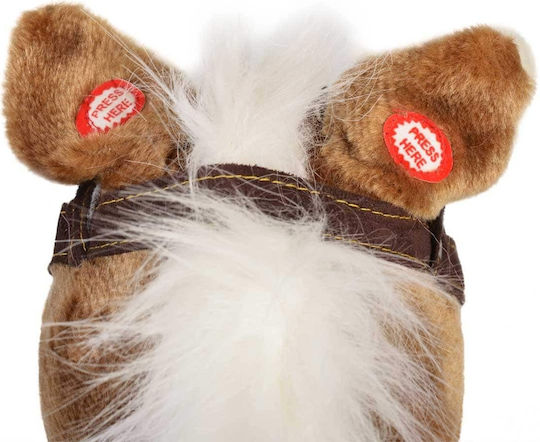 Moni Thunder Fabric Rocking Toy Horse for 24+ months with Sounds & Music with Max Load Capacity 20kg Brown