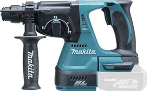 Makita DHR243ZJ Impact Demolition Hammer Battery Brushless 18V Solo with Chuck SDS Plus / Quick DHR243ZJ