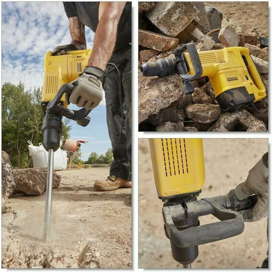 Stanley Κρουστικό Σκαπτικό Πιστολέτο Ρεύματος 1600W με Υποδοχή SDS Max SFMEH230K
