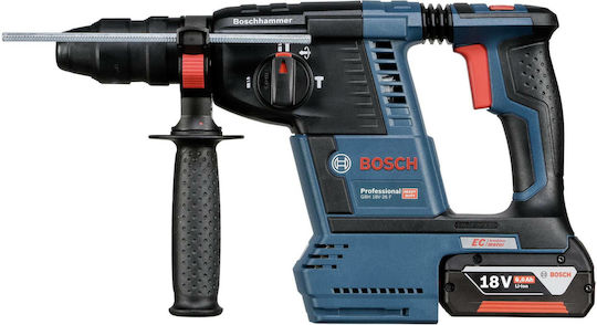 Bosch GBH 18V-26 F Professional Impact Demolition Hammer Battery Brushless 18V 2x6Ah with Chuck SDS Plus / Quick 0611910004
