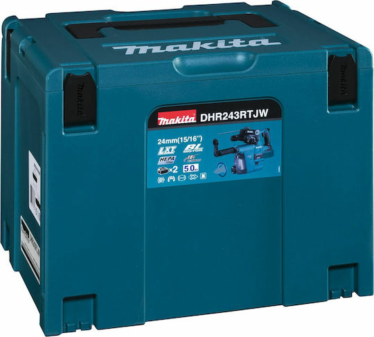 Makita DHR243RTJW Κρουστικό Σκαπτικό Πιστολέτο Μπαταρίας 18V Solo με Υποδοχή SDS Plus DHR243RTJW