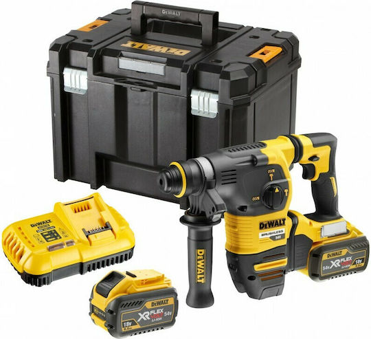 DEWALT DCH333X2 Impact Demolition Hammer Battery Brushless 54V 2x9Ah with Chuck SDS Plus DCH333X2