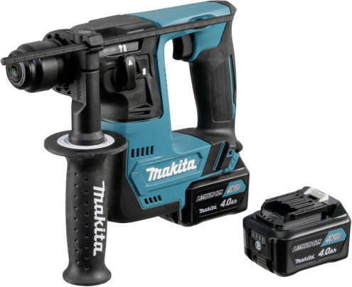 Makita HR140DSMJ Percuție Ciocan rotopercutor Baterie Fără perii 12V 2x4Ah cu Suport SDS Plus HR140DSMJ
