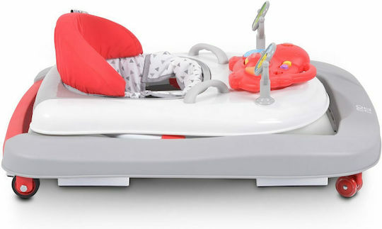 Cangaroo Ramble Baby Walker with Music for 6+ Months Red