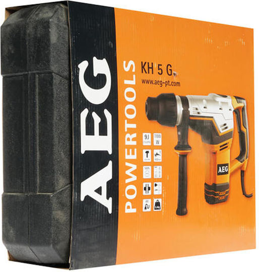 AEG Tools KH 5G Κρουστικό Σκαπτικό Πιστολέτο Ρεύματος 1100W με Υποδοχή SDS Max 4935418160 4935418180 4935418200