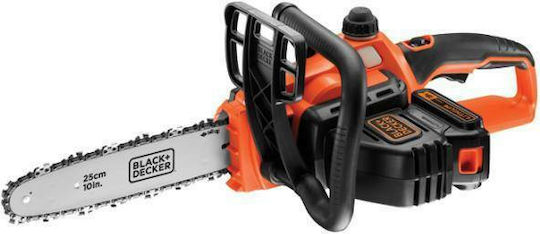 Black & Decker Battery Chainsaw 1x2Ah 18V 3.1kg with Blade 25cm -QW