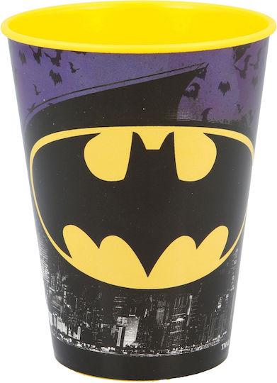 Stor Παιδικό Ποτηράκι "Batman" από Πλαστικό Κίτρινο 260ml