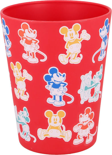 Stor Baby Cup Mickey Mouse made of Plastic Red 390ml
