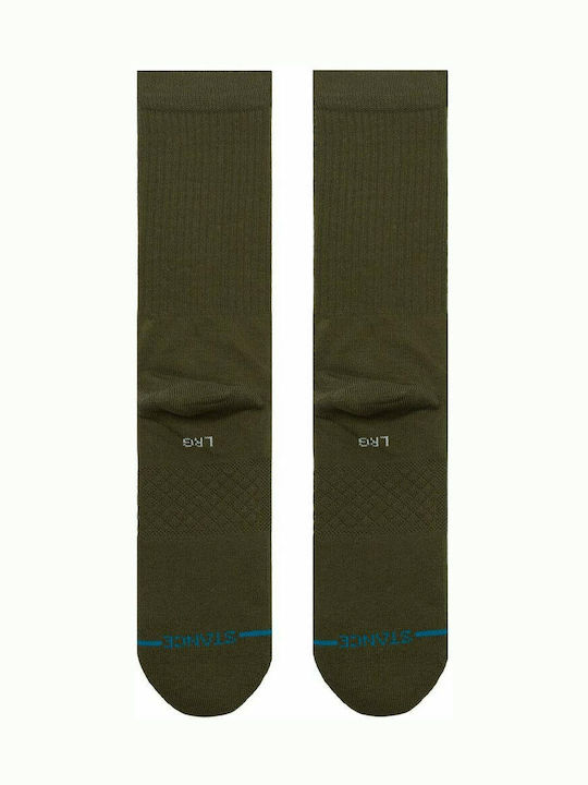 Stance Icon Athletic Socks Green 1 Pair