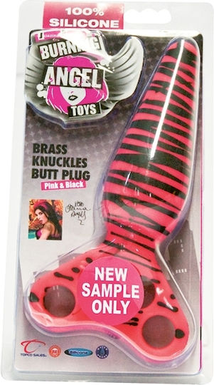 Topco Sales Burning Angel Анална тапа Pink / Black 14.6см