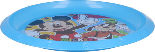 Stor Baby Food Plate Mickey Cool Summer made of Plastic Blue 50112