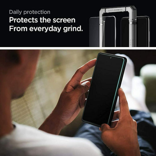 Spigen GLAS.tR ALIGNmaster Gehärtetes Glas 2Stück (Galaxy A52 / A52s) AGL03012