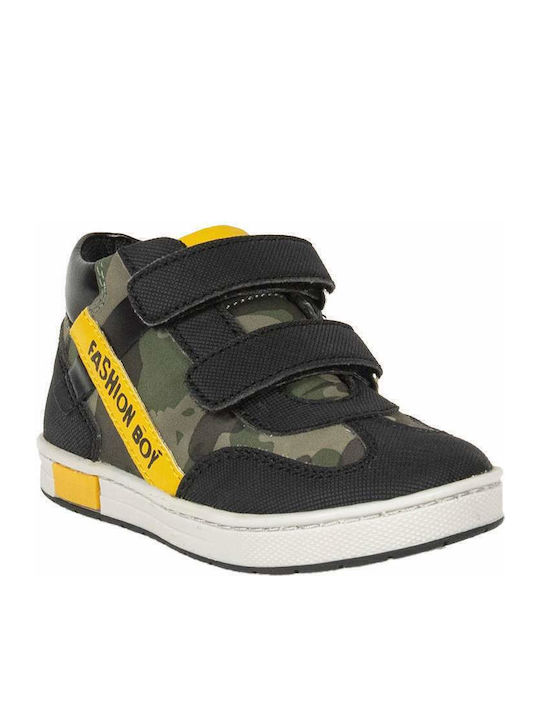 Kids Sneakers High with Scratch Black