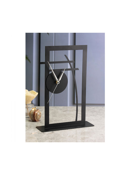 HomeMarkt Tabletop Clock Black HM7472