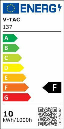 V-TAC VT-280 Λάμπα LED 10W 80mm για Ντουί E27 και Σχήμα R80 Ψυχρό Λευκό 800lm