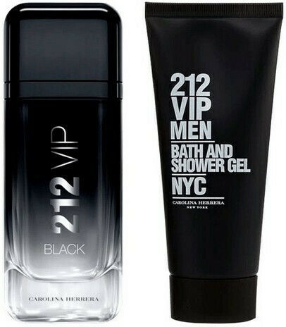 Carolina Herrera 212 Vip Black Ανδρικό Σετ με Eau de Parfum και Shower Gel