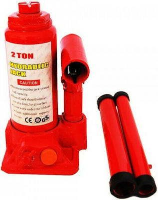 Autoline Hydraulic Car Jack with Lifting Height up to 29cm and Lifting Weight up to 2 Tons