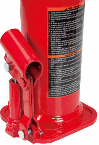 Torin Hydraulic Bottle Jack with Lifting Capacity up to 34.5cm and Weight Capacity up to 2 Tons