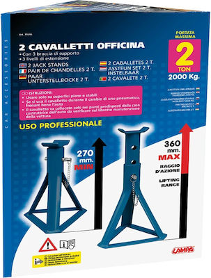 Lampa 71516 Trepiete cu Capacitate de Ridicare până la 1.8ton 2τμχ.