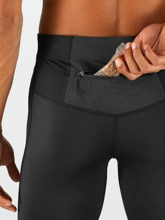 Salomon Agile Long Ανδρικό Αθλητικό Κολάν Μακρύ Μαύρο