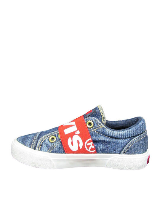 Bermuda Elastic Kids Sneakers Slip-on Blue
