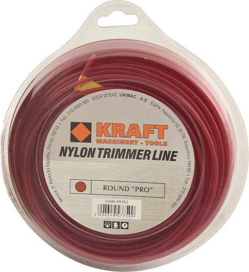 Kraft Round Pro Round Brush Cutter Trimmer Line 2.4mm 87m 69360