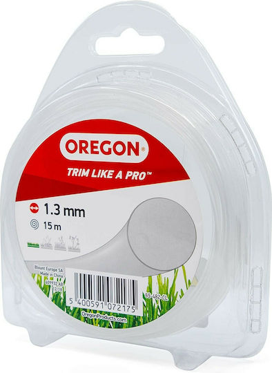 Oregon Round Brush Cutter Trimmer Line 1.3mm 15m 69-482-CL