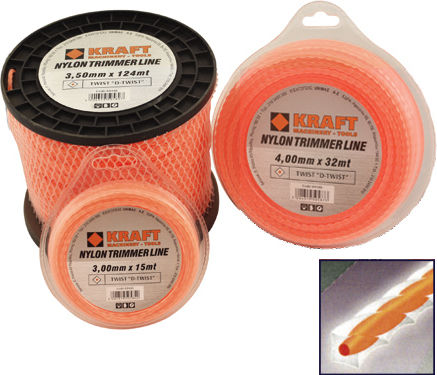 Kraft D-Twist Метална верижка Квадратна Стръвна Дължина 15м и Дебелина 3мм