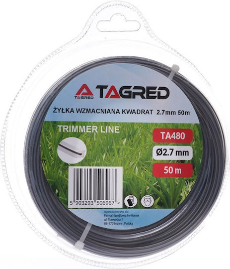 Tagred TA480 Μεσινέζα Τετράγωνη Μήκους 50m και Πάχους 2.7mm