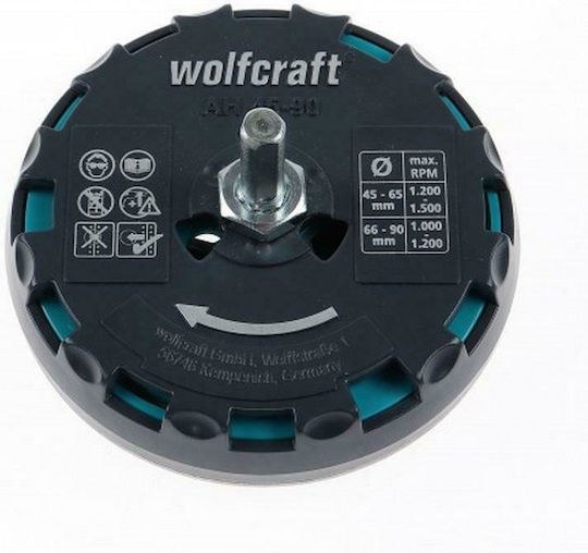 Wolfcraft Ποτηροπρίονο Ρυθμιζόμενο Ξηρής Κοπής με Διάμετρο από 45mm έως 90mm για Ξύλο και Μέταλλο