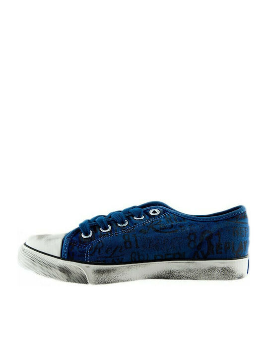 King George Low Kinder Sneakers Blau