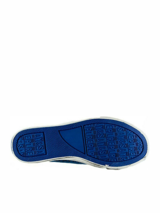 King George Low Kinder Sneakers Blau