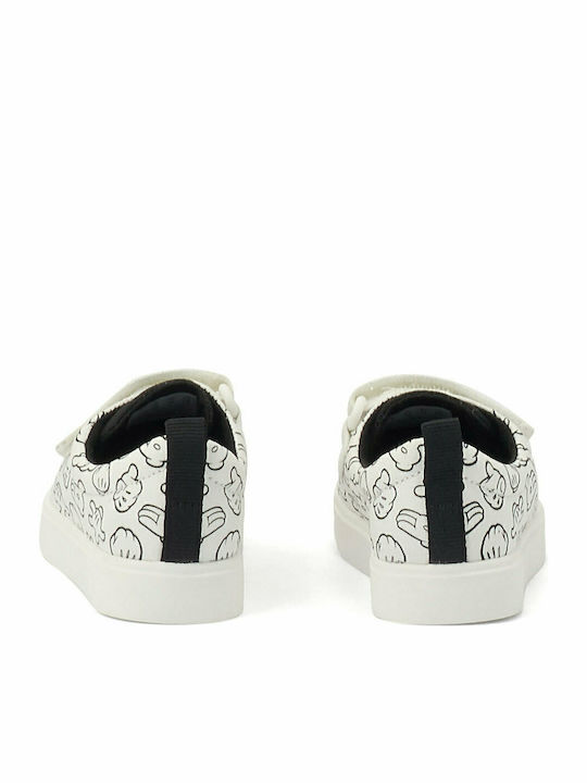 City Glove Kinder Sneakers Anatomisch mit Klettverschluss Weiß