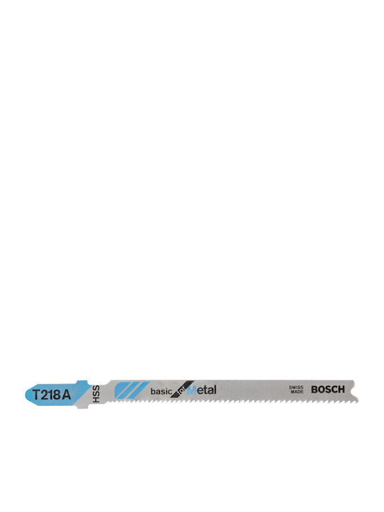 Bosch T218A Λάμες Basic for Metal για Μέταλλο 92mm 5τμχ