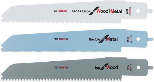 Bosch PFZ 500 E Jig Saw Blade for Metal 235mm Polysegas 3pcs 2608656934