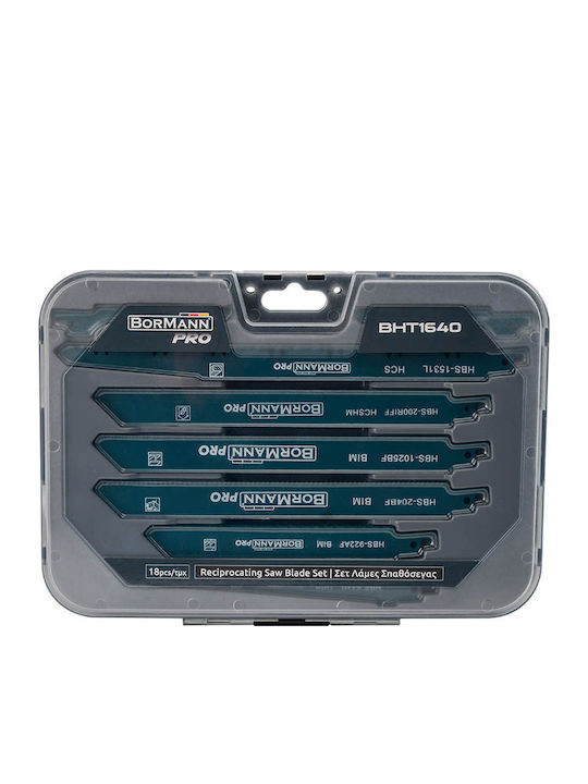 Bormann Pro BHT1640 Λάμες Σπαθοσέγας 18τμχ