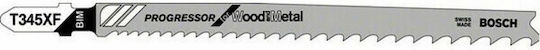 Bosch T345XF Jig Saw Blade for Metal and Wood 105mm Progressor for Wood & Metal 5pcs 2608634994