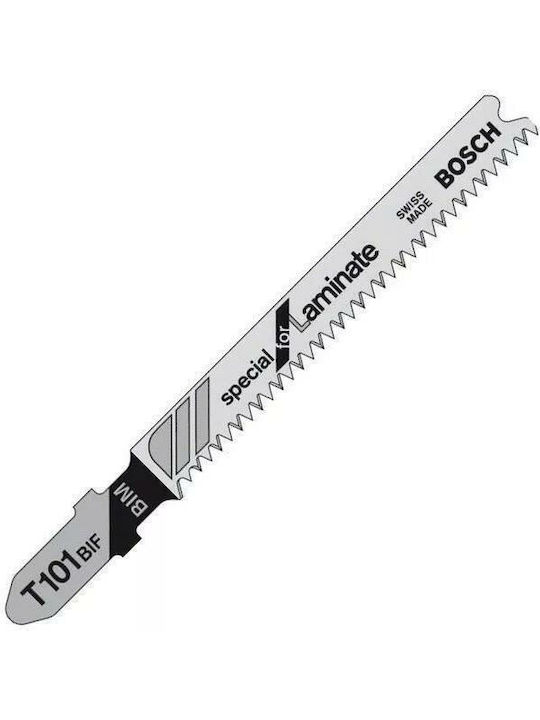 Bosch T101B Ленти за джиг-резачки Специално за ламинат за Дърво 83мм 5бр